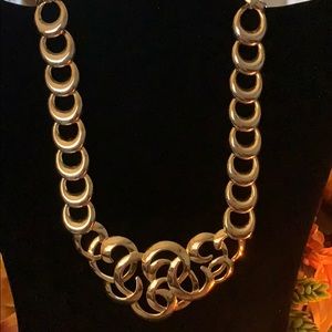 Gold Tone Chain Style Choker